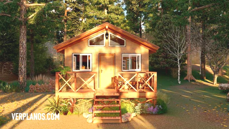 One Bedroom Wooden House, Beautiful Small Wooden Houses